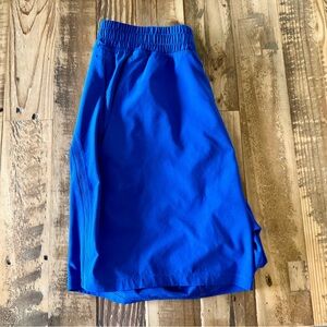 Lululemon Athletica Royal Blue pace breaker Shorts medium 7”